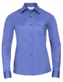 Dames blouse lange mouw Russell 934F Corperate Blue